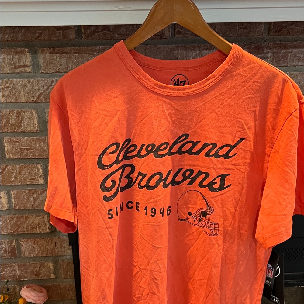 47 Brand Cleveland Browns Orange Tee